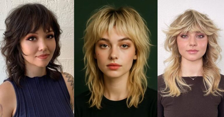 17 Trendy Wolf Cut with Bangs Ideas That Add Edge and Volume